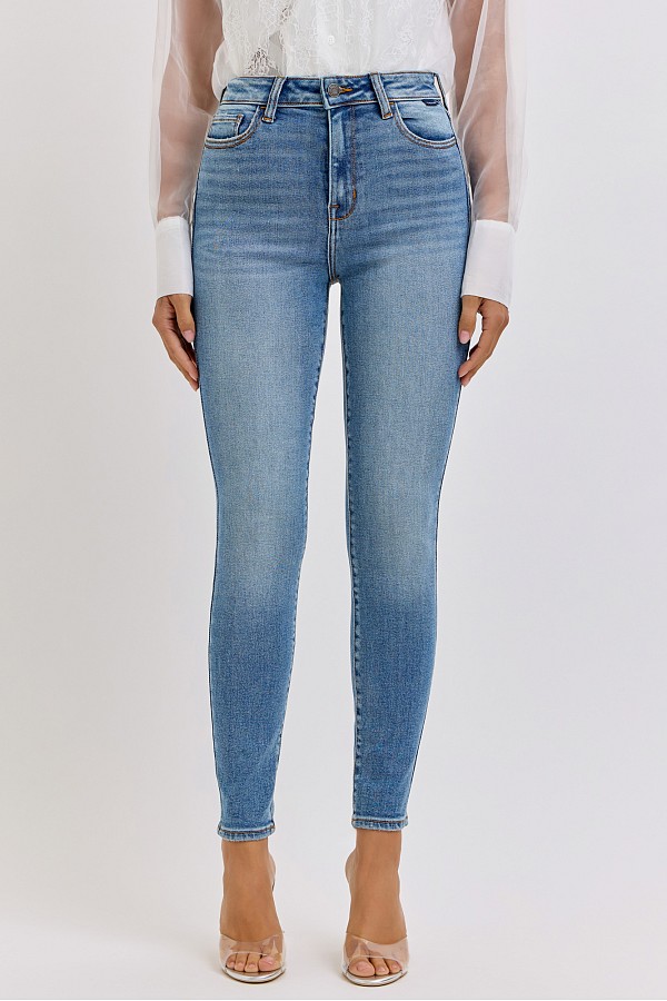 11" High Rise Ankle Skinny